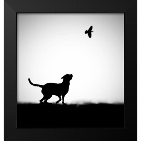 The Clue Black Modern Wood Framed Art Print by Lee, Hengki