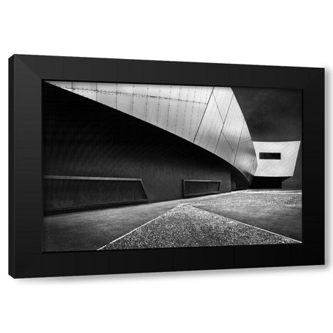 Overhang Black Modern Wood Framed Art Print by Wride, Linda
