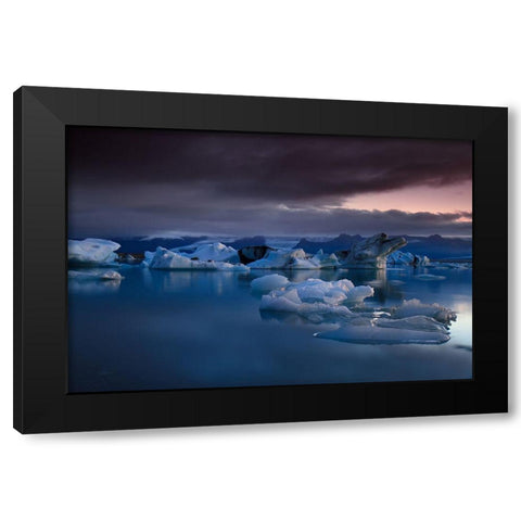 Global Warming Black Modern Wood Framed Art Print by Eichelberg, Amnon