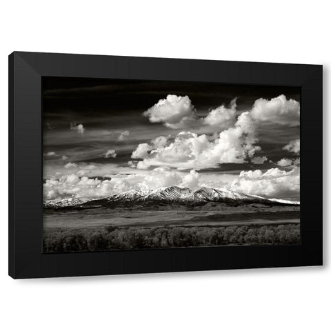 South Crazies Black Modern Wood Framed Art Print with Double Matting by Wesler, Jay