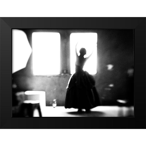 Ballade Pour Adeline Black Modern Wood Framed Art Print by Lee, Hengki