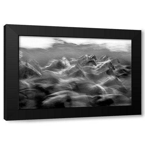 Dir Black Modern Wood Framed Art Print by Malovrh, Milan