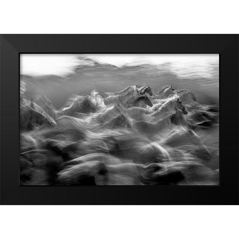 Dir Black Modern Wood Framed Art Print by Malovrh, Milan