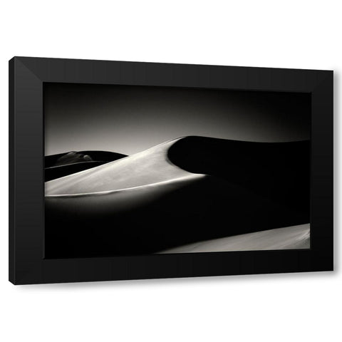 Dune Black Modern Wood Framed Art Print by Kravanja, Jure