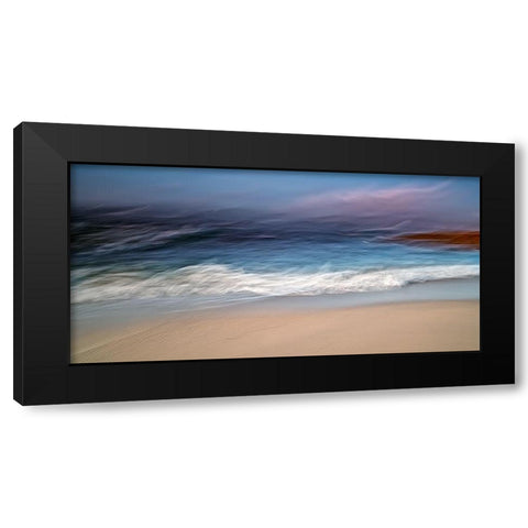 The Wind Black Modern Wood Framed Art Print by Pascual Buye, Santiago
