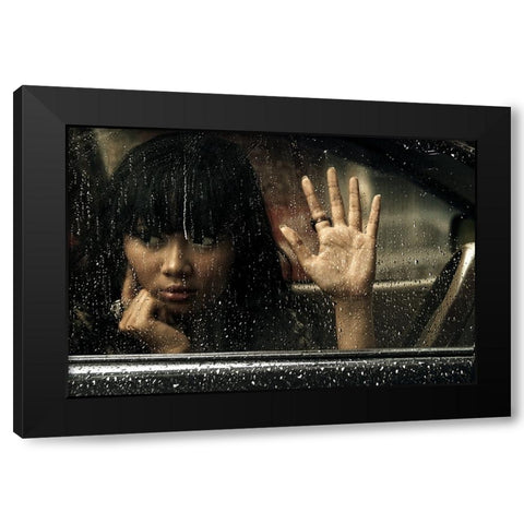 Goodbye My Lover Black Modern Wood Framed Art Print by raja sulbar, Ismail