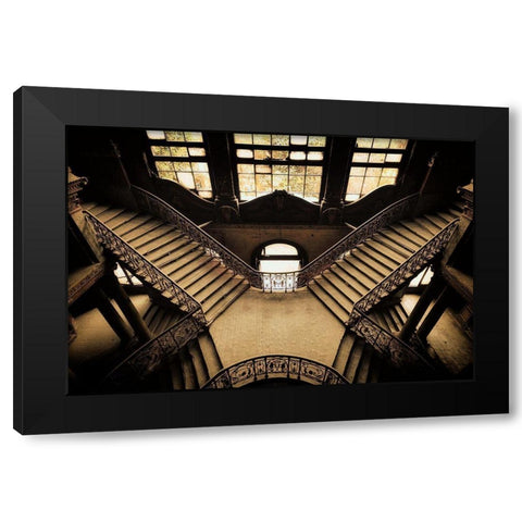 The Abandoned Palace ... Black Modern Wood Framed Art Print with Double Matting by Abdulazim, Ahmed
