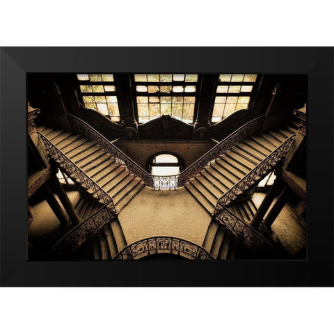 The Abandoned Palace ... Black Modern Wood Framed Art Print by Abdulazim, Ahmed