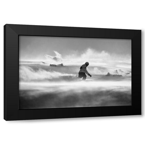 For Strong Only... Black Modern Wood Framed Art Print by Svoboda MQEP, Peter