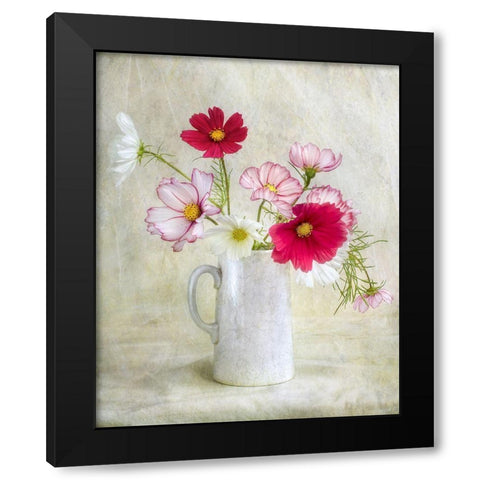 Cosmos Carnival Black Modern Wood Framed Art Print by Disher, Mandy