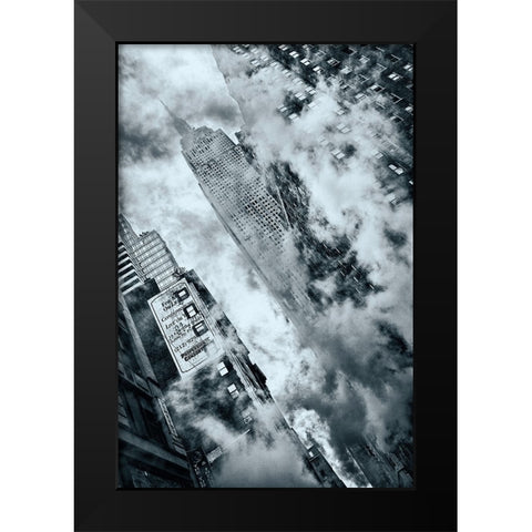 Untitled Black Modern Wood Framed Art Print by Bravin, Fabien