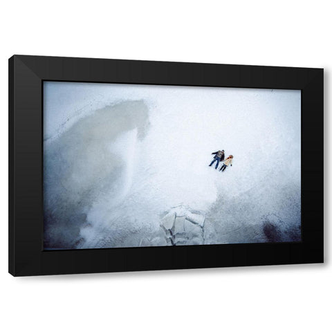 Eternal Sunshine Of The Spotless Mind Black Modern Wood Framed Art Print by Dmitriy