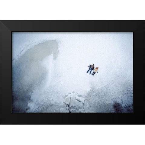 Eternal Sunshine Of The Spotless Mind Black Modern Wood Framed Art Print by Dmitriy