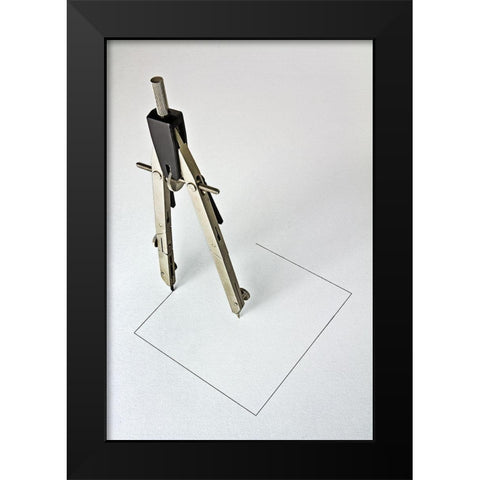 Unlikely... Black Modern Wood Framed Art Print by Solo, Mister