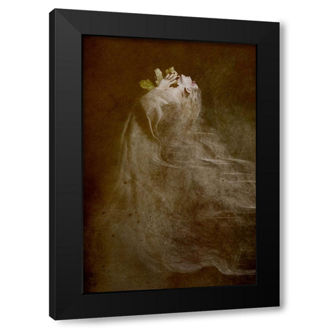 Autumn Black Modern Wood Framed Art Print with Double Matting by Mest, Olga