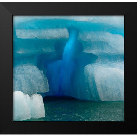 Empty Cross Black Modern Wood Framed Art Print by Dubikovskiy, Dmitry