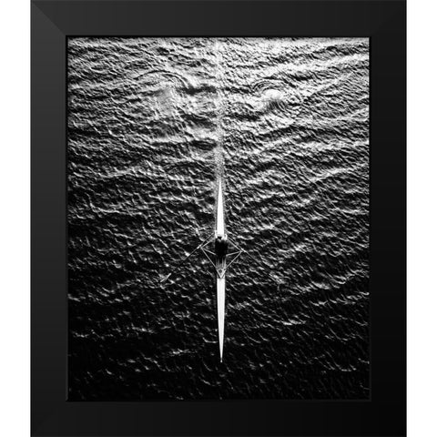 Untitled Black Modern Wood Framed Art Print by Hardekopf, Friedhelm