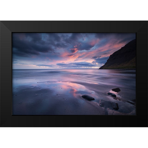 ... Summer Dream Black Modern Wood Framed Art Print by Hoffmann, Raymond