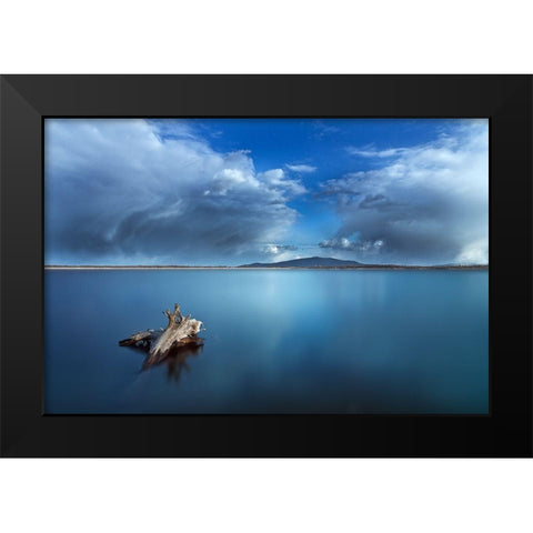 A Passage In Time Black Modern Wood Framed Art Print by Darek Mitrega, Izabela