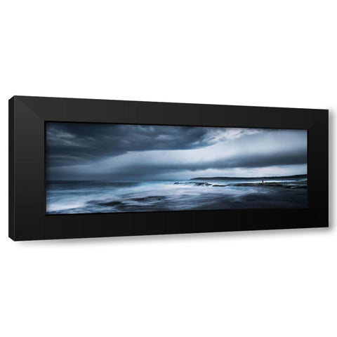 Witness Black Modern Wood Framed Art Print by Zhang, Joshua
