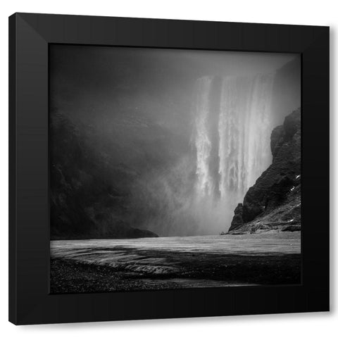 * * * Black Modern Wood Framed Art Print by Loire, Herve
