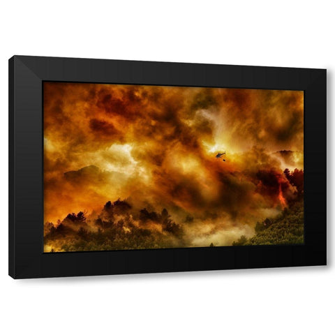 Missione Impossibile... Black Modern Wood Framed Art Print with Double Matting by Grambone, Antonio