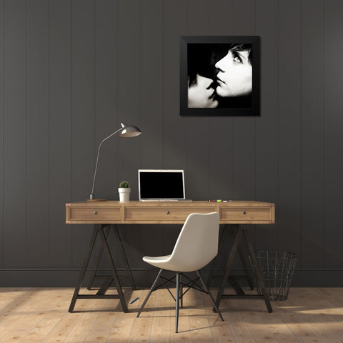 Hors-Contexte Black Modern Wood Framed Art Print by Lebrasseur, Christine