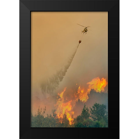 Untitled Black Modern Wood Framed Art Print by Grambone, Antonio