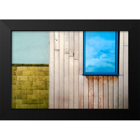 Look Beyond Black Modern Wood Framed Art Print by Wride, Linda
