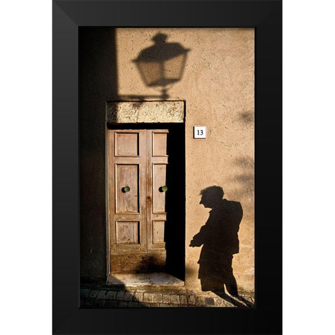 Untitled Black Modern Wood Framed Art Print by Santini, Francesco