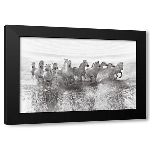 Illusion Of Power (13 Horse Power Though) Black Modern Wood Framed Art Print with Double Matting by Golubenko, Roman