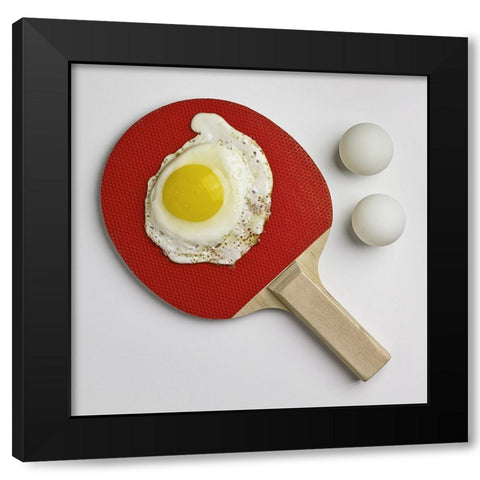 Unlikely 71 Black Modern Wood Framed Art Print by Solo, Mister