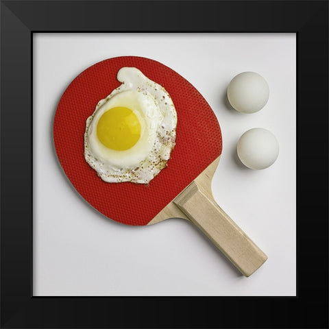 Unlikely 71 Black Modern Wood Framed Art Print by Solo, Mister