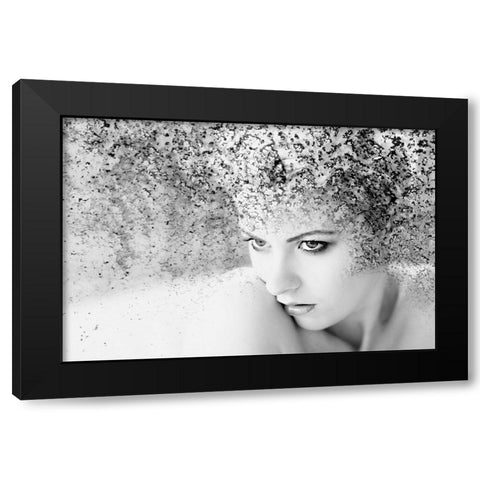 Emerging Black Modern Wood Framed Art Print with Double Matting by Brackstone, Mel