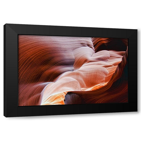 The Echo Of Time Black Modern Wood Framed Art Print by J. Lee, Andrew