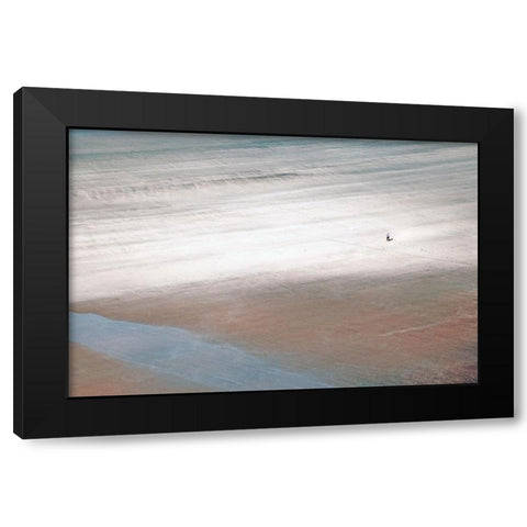 Isolation Black Modern Wood Framed Art Print with Double Matting by Wride, Linda