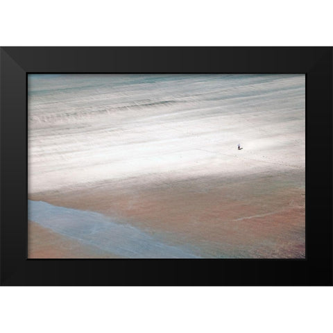 Isolation Black Modern Wood Framed Art Print by Wride, Linda