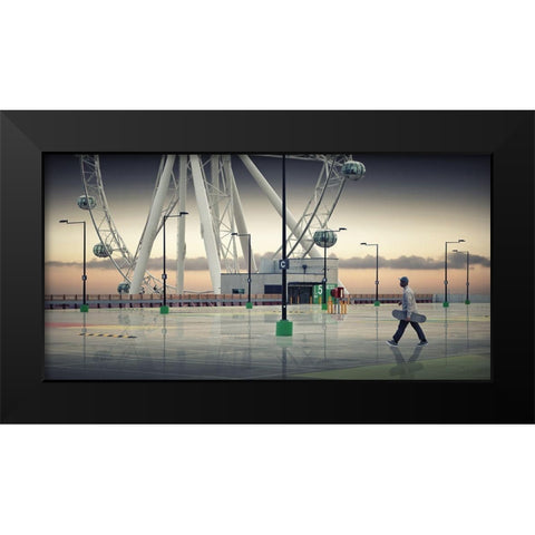 New Growth Forestry Black Modern Wood Framed Art Print by Donoghue, Adrian