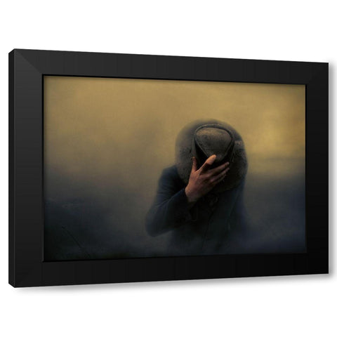 When The Going Gets Tough... Black Modern Wood Framed Art Print with Double Matting by Larsen, Jorun
