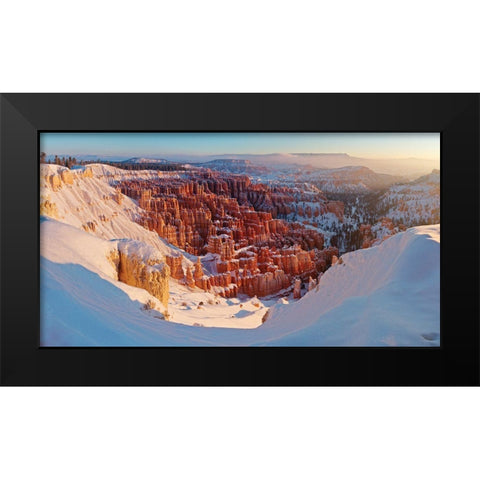 Inspiration Point Black Modern Wood Framed Art Print by Kharitonov, Alexey