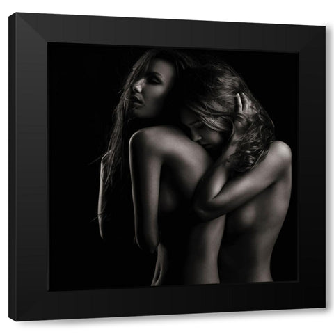 Sensual Beauty Black Modern Wood Framed Art Print with Double Matting by Krystynek MQEP, Martin