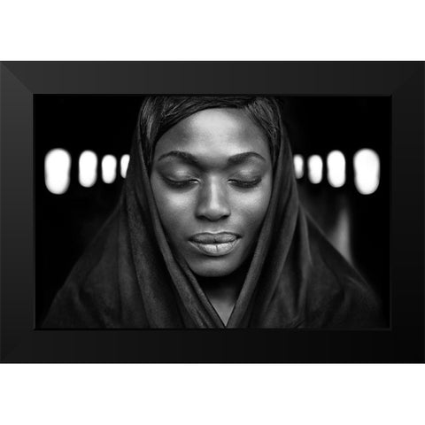 Visions Of Tomorrow Black Modern Wood Framed Art Print by Hur, Lars
