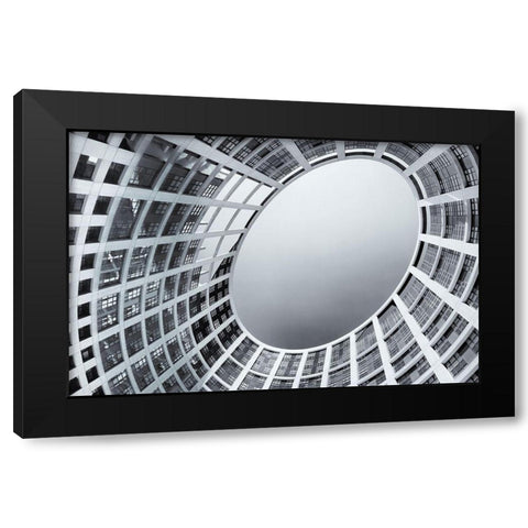 Europes Egg Black Modern Wood Framed Art Print with Double Matting by Van De, Jeroen