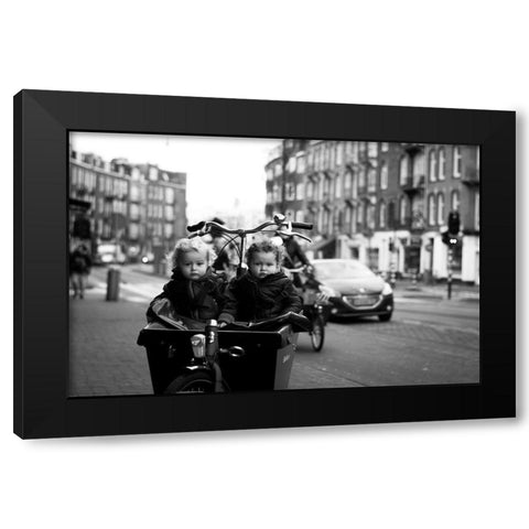 Precious Cargo Black Modern Wood Framed Art Print with Double Matting by Bekker, Olga