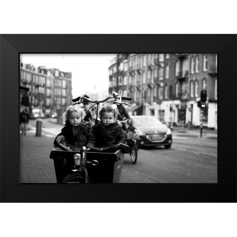 Precious Cargo Black Modern Wood Framed Art Print by Bekker, Olga