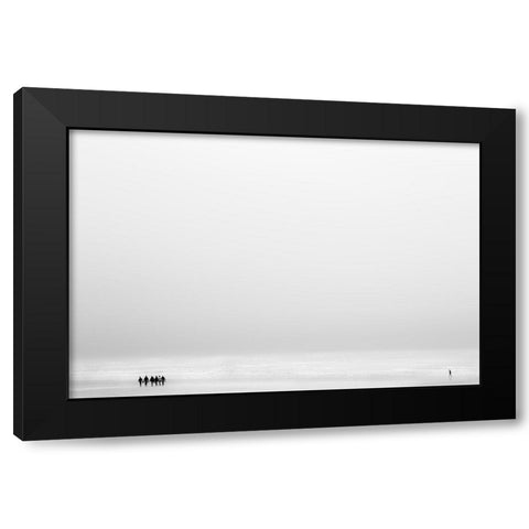 The Autist Black Modern Wood Framed Art Print by Claes, Gilbert