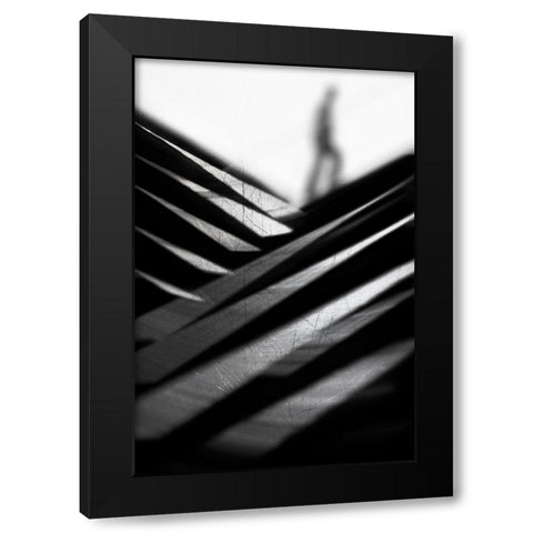 Going Nowhere Fast Black Modern Wood Framed Art Print with Double Matting by Abrantes, Paulo