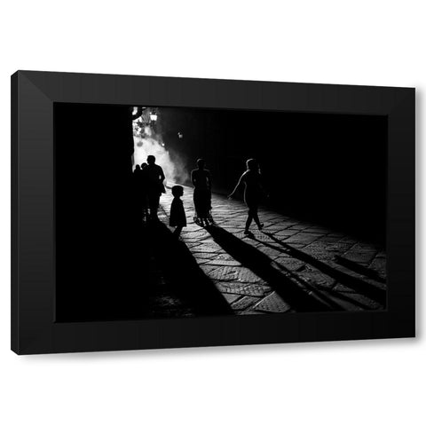 Into The Sun Black Modern Wood Framed Art Print with Double Matting by Buda, Simone