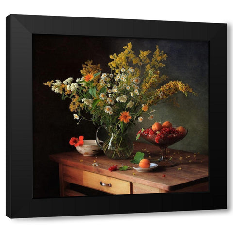 Di N?Dandsup2;Dmn?Dddandfrac14;Dc Dc N?N?N?Don?Dddandfrac14;Dc Black Modern Wood Framed Art Print by Skorokhod, Tatyana