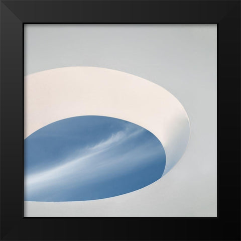 The Eye Of The Sky... Black Modern Wood Framed Art Print by Claes, Gilbert